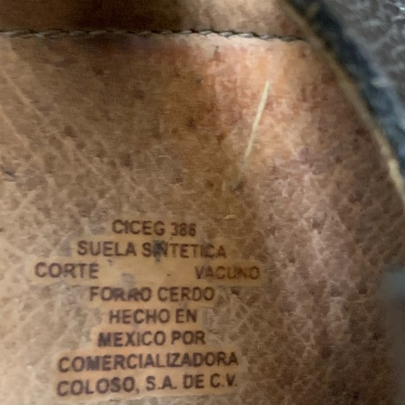 Children’s Coloso Black Leather Sandals - Picture 8 of 11